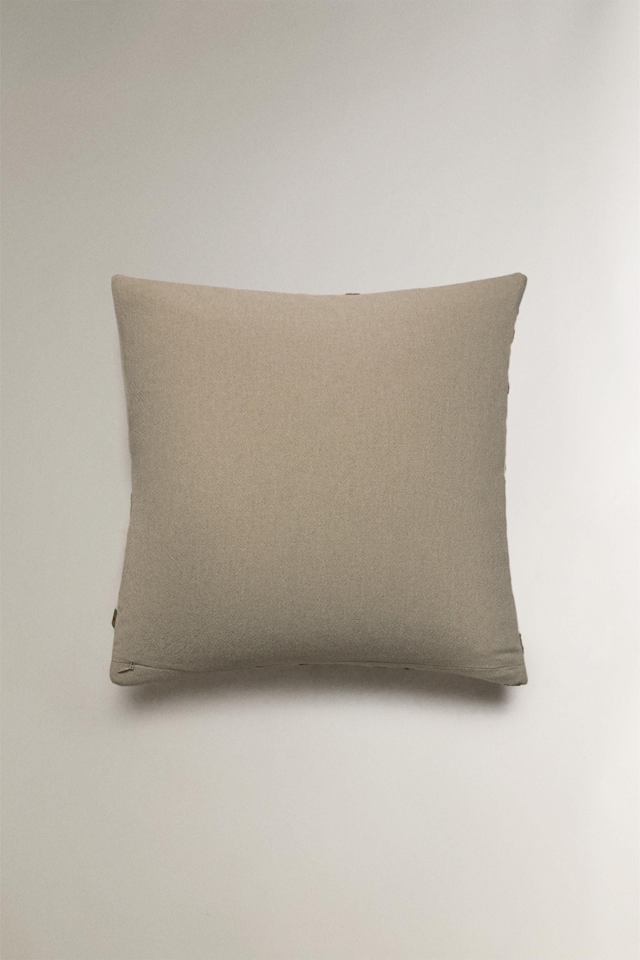 HOUSSE DE COUSSIN FLEURS